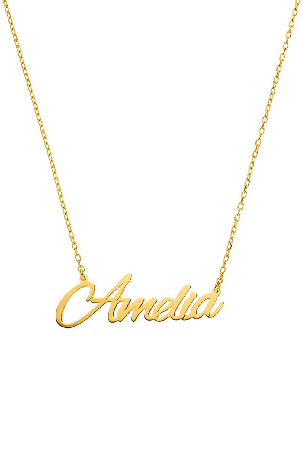 Custom Name store Neclace For Her, Gold Plated Personalized Name Necklace, 925/9K/14K/18K Name Necklace, New Mom's Gift, Valentine's gift.